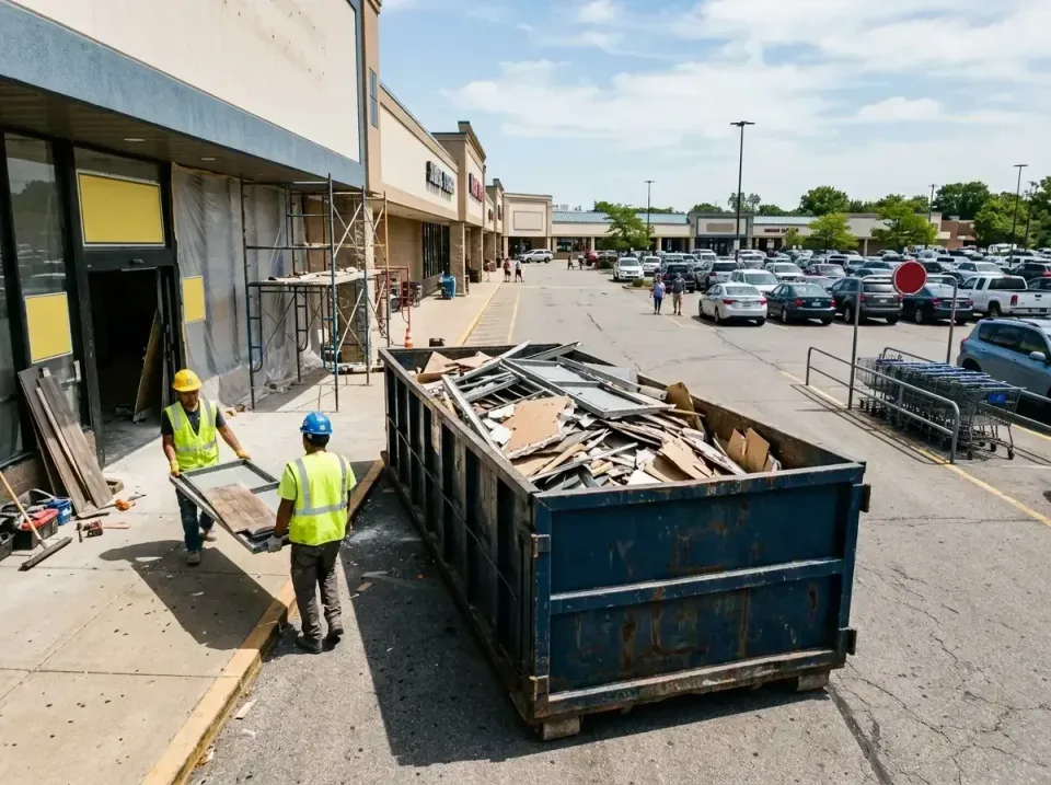 retail-store-renovation-debris-003 — frequently asked questions, Roll-off Dumpster Rentals in North Fair Oaks, CA
